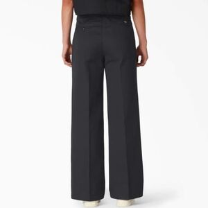 Dickies Women's Wide Leg Twill Pants | Black